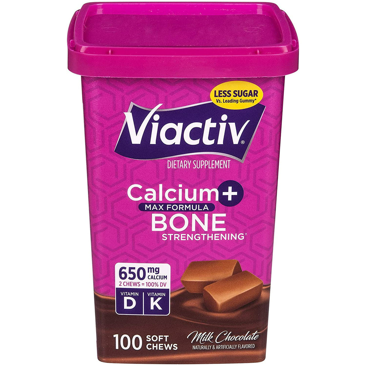 Viactiv Calcium Plus D, Milk Chocolate Soft Chews, 100 Ea